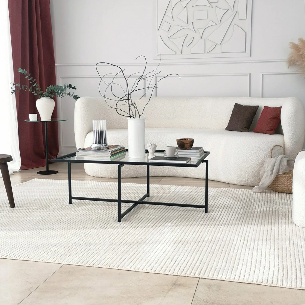 Mesa de Centro Sun S408 – Preto – 94x35x64 cm