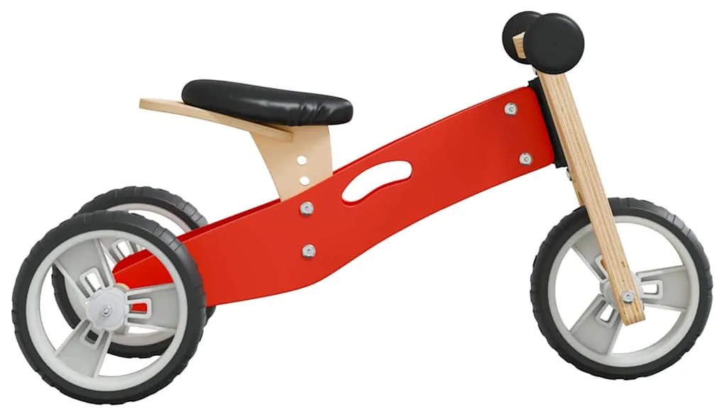 Bicicleta de equilíbrio p/ crianças 2 em 1 vermelho