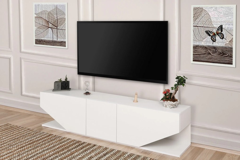 Móvel TV Inci – Branco – 180 cm x 40 cm x 30 cm