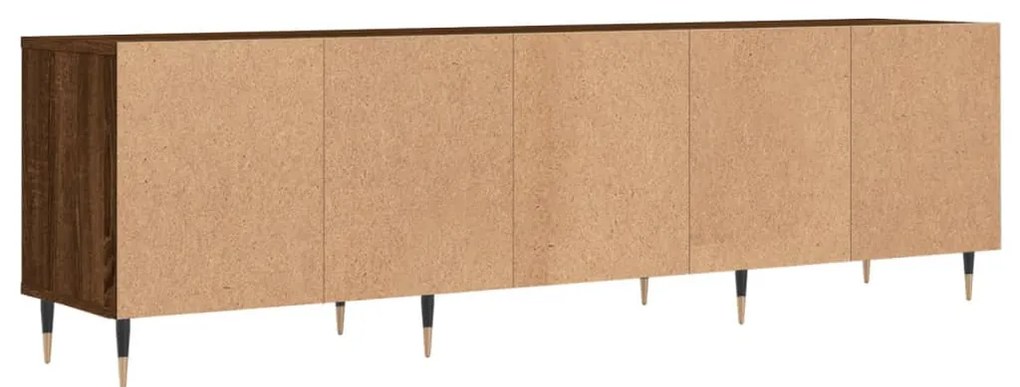 Móvel TV 150x30x44,5 cm derivados de madeira carvalho castanho