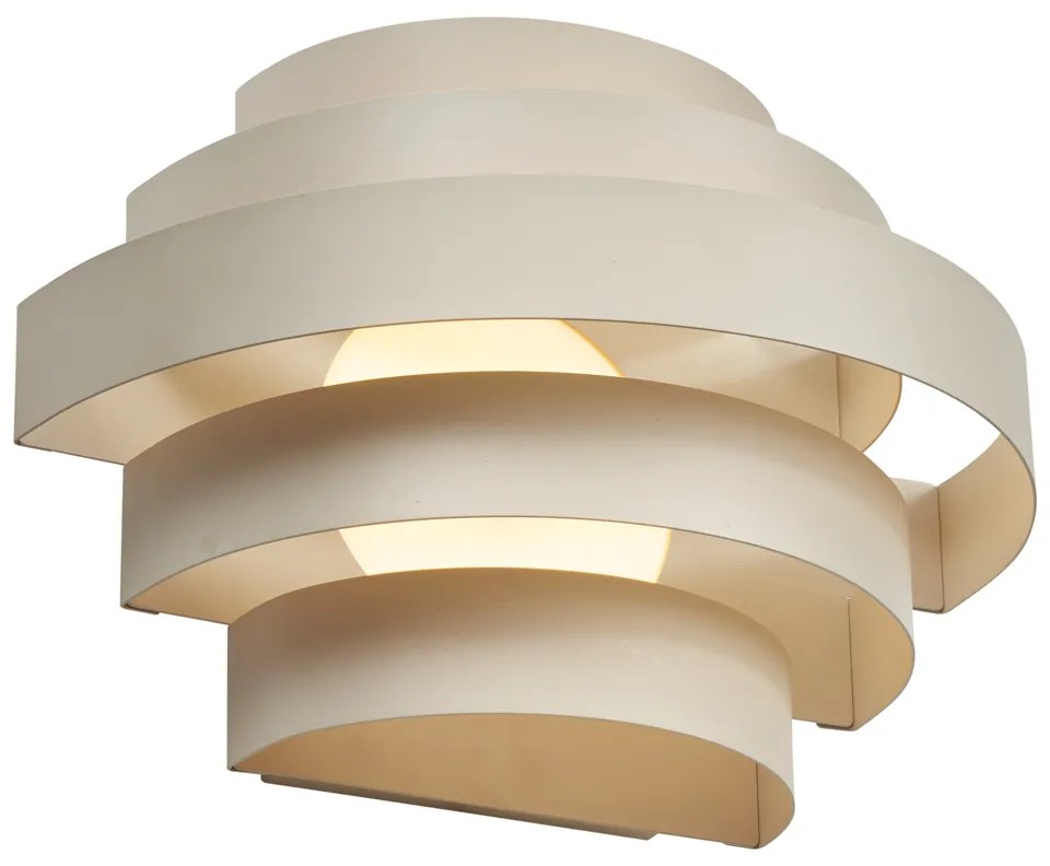 Candeeiro de Parede Moderno Bege Incl. LED Regulável em 3 Níveis - Lines Moderno