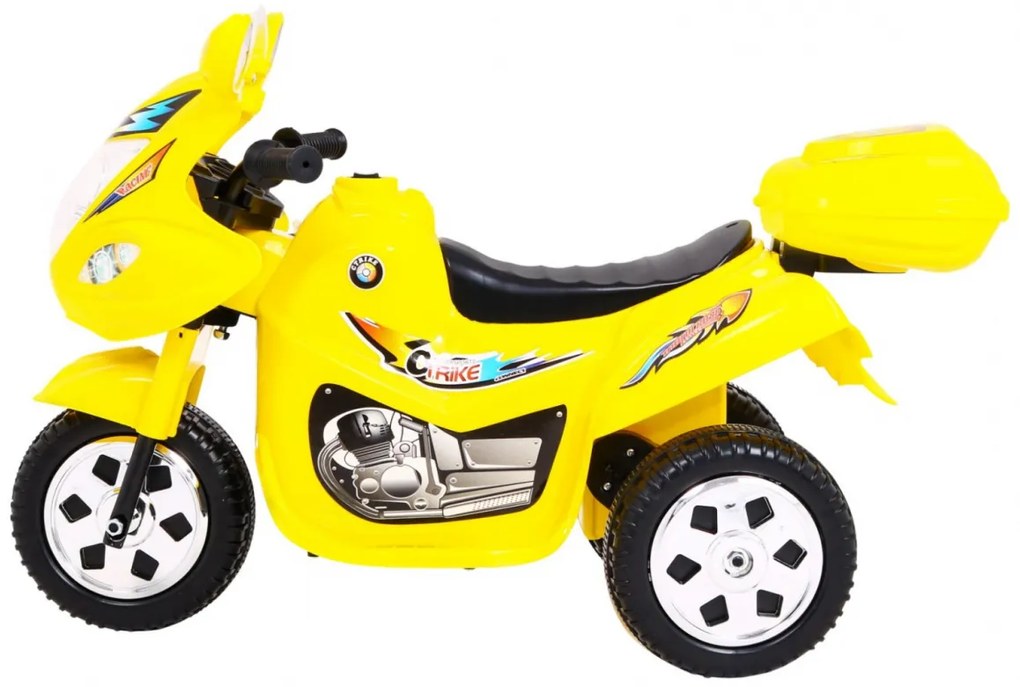 Mota elétrica para crianças 6V, Motorek BJX-088 1,5 a 4 anos Amarela