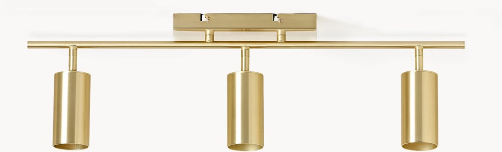 Candeeiro de teto Cassandra, três focos, dourado