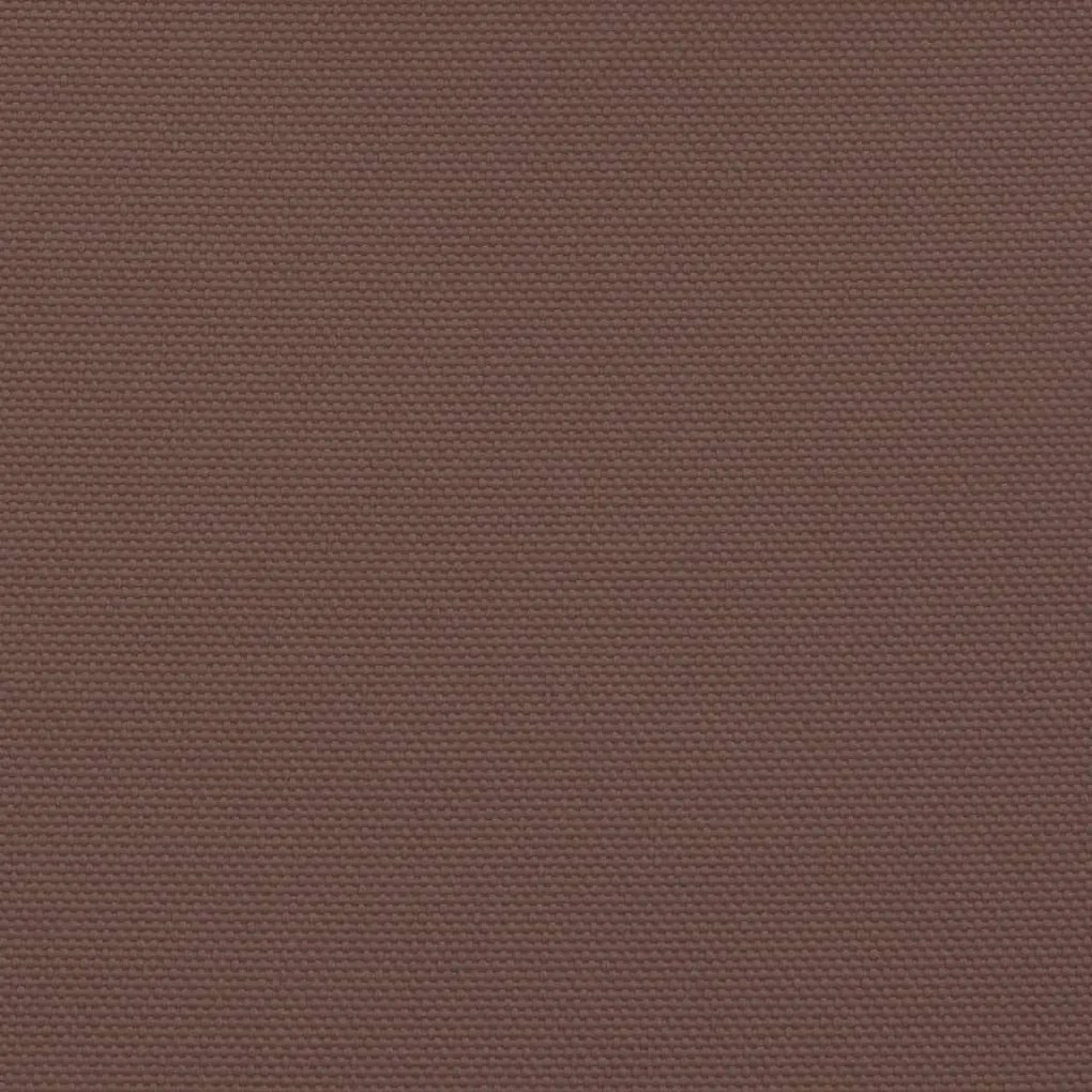 Tela de varanda 120x800 cm 100% poliéster oxford castanho