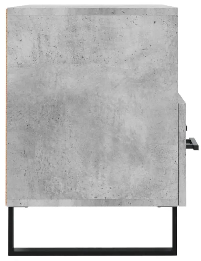 Móvel p/ TV 80x36x50 cm madeira processada cinzento cimento