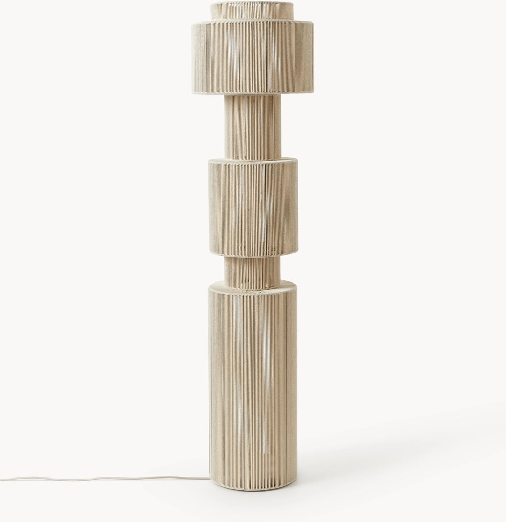 Candeeiro de pé em fio de linho Lace