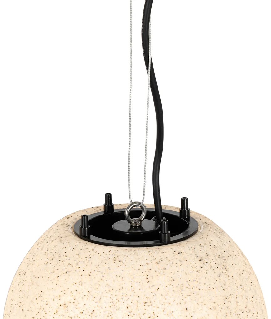 Candeeiro de exterior moderno cinzento 25 cm IP65 - Nura