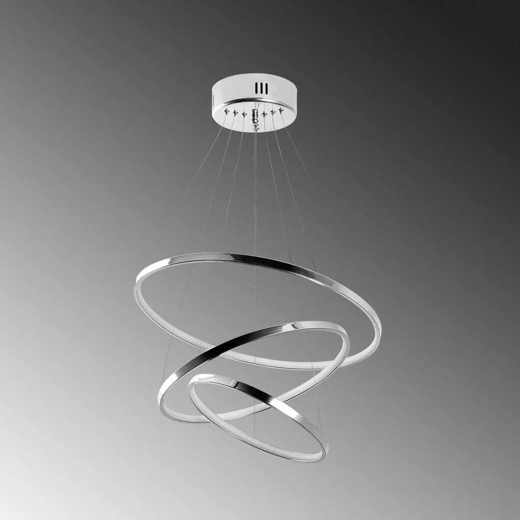 Chandelier Simit – Chrome – 50x80x50 cm