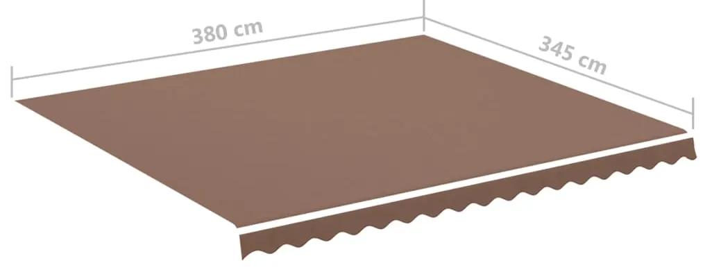 Tecido de substituição para toldo 4x3,5 m castanho
