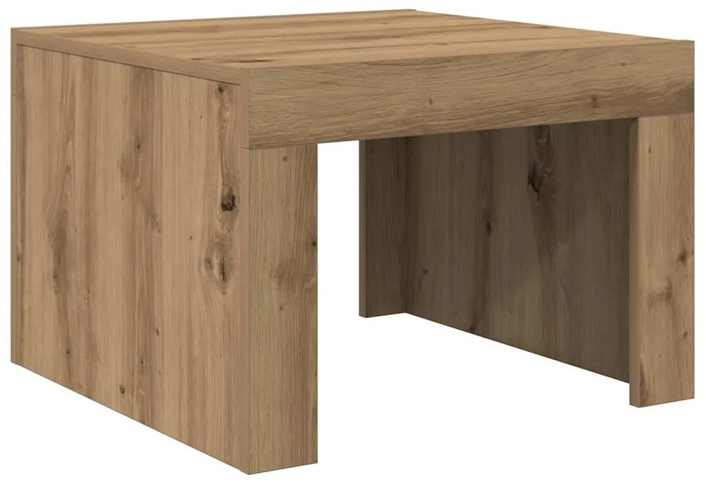 Mesa de centro carvalho artisiano 50 x 50 x 35 cm