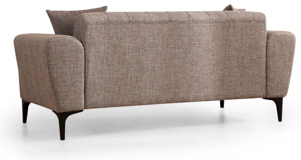 Sofá de 2 Lugares Hamlet – Castanho Claro – 180x95x77 cm