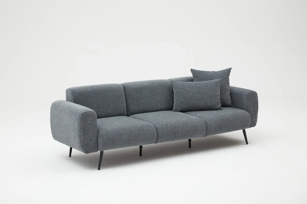 Sofá de 3 Lugares Side – Antracite – 235x77x82 cm