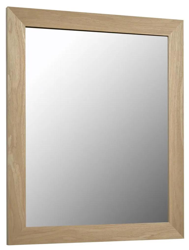 Kave Home - Espelho Wilany 47 x 57,5 cm moldura larga com acabamento natural