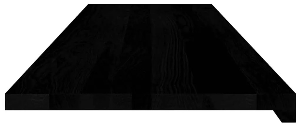 Soleiras da janela 2 pcs 140x40x2 cm carvalho castanho-escuro