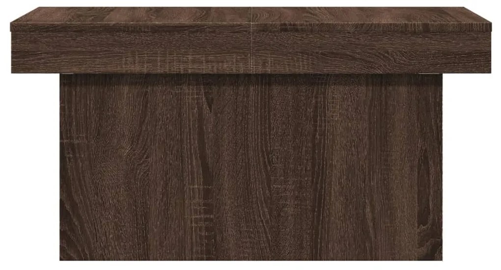 Mesa de centro 100x55x40 cm derivados madeira carvalho castanho