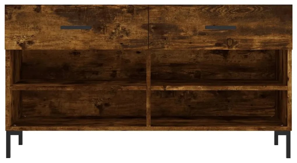 Banco sapateira 102x35x55 cm deriv. madeira carvalho fumado