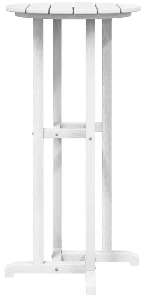 Conjunto de Bar Jardim 3 Peças Branco HDPE