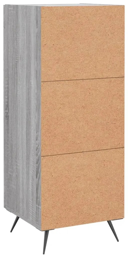 Aparador 34,5x34x90 cm derivados de madeira cinzento sonoma