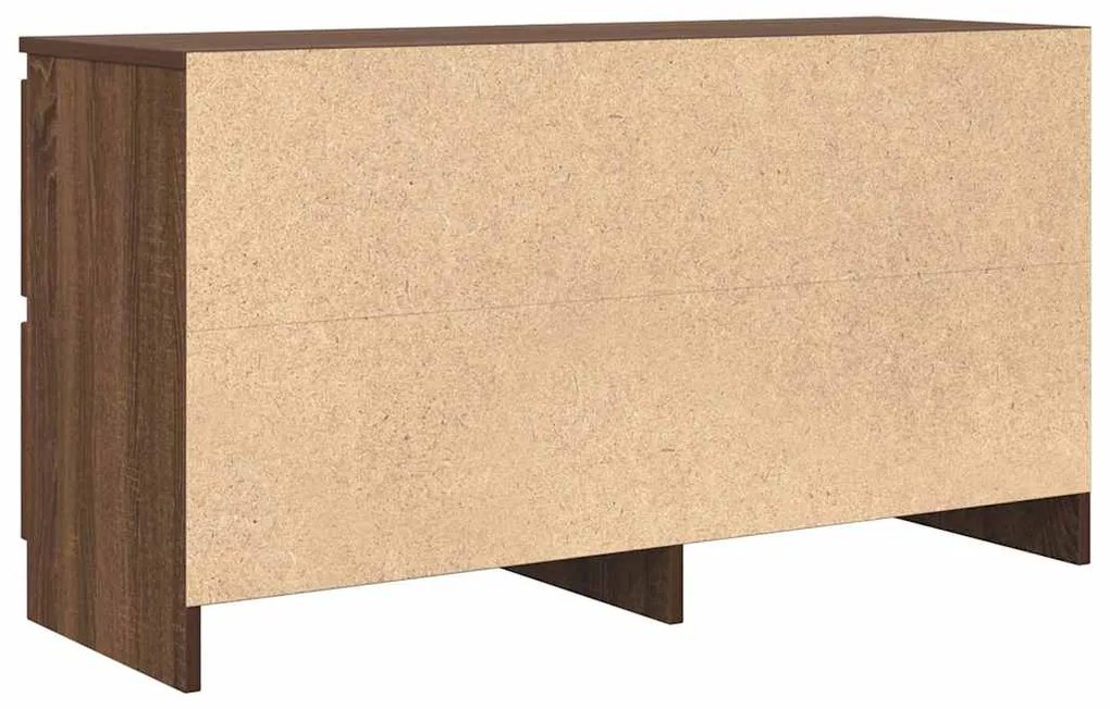 Móvel de TV 100x35x54 cm derivados de madeira carvalho castanho