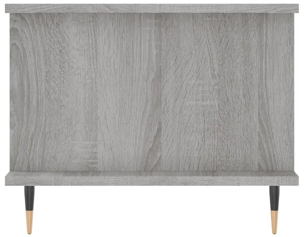 Mesa de centro 90x50x40 cm derivados de madeira cinzento sonoma