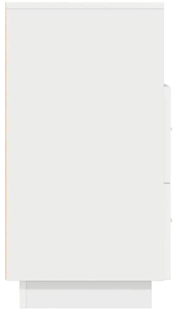 Mesas de cabeceira 2 pcs com 2 gavetas 36x36x68 cm branco