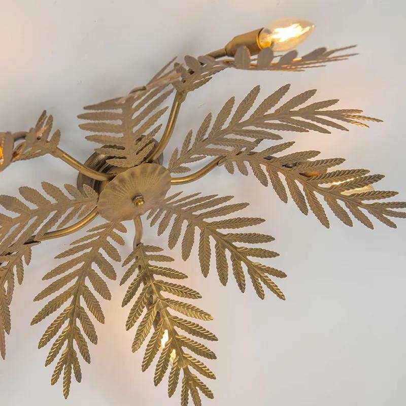 Luminária de teto vintage 5 luz ouro - Botanica Retro