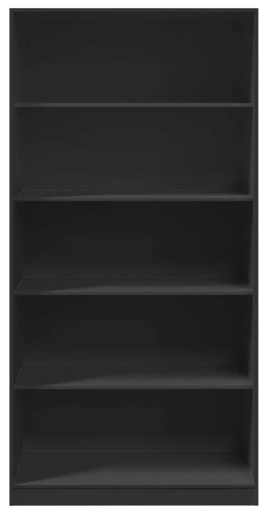Roupeiro 100x50x200 cm contraplacado preto