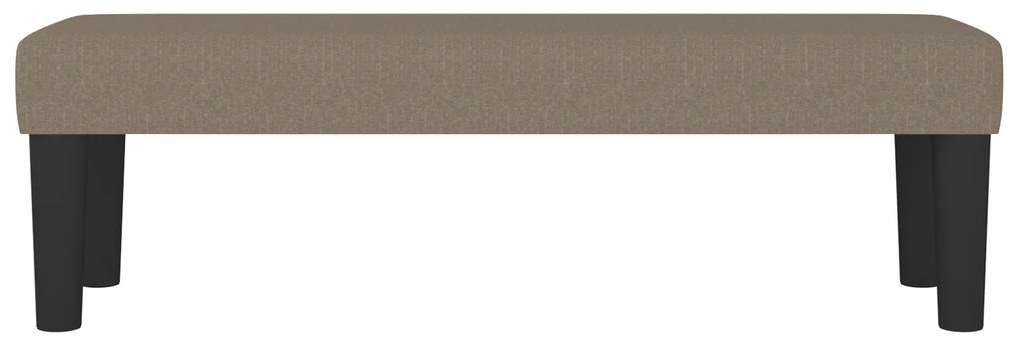 Banco Taupe 100x30x30 cm em Tecido