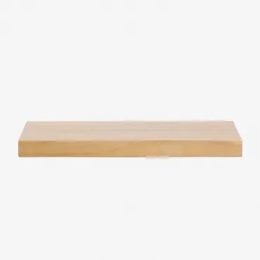 Conjunto De Móvel De Casa De Banho Suspenso Em Madeira De Teca Venetian Madeira De Teca Clara & Sem Lavatório & ↔︎ 80 Cm - Sklum