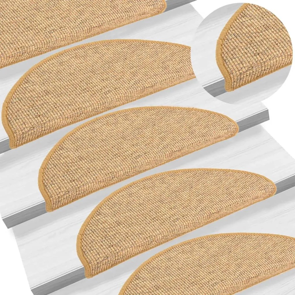 vidaXL Tapetes de escada autoadesivos 15 pcs 65x21x4 cm laranja