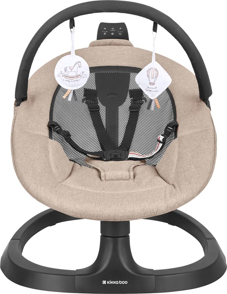 Cadeira Balanço elétrica para bebés Zazu Bege