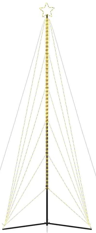 LED Árvore de Natal 861 LEDs Branco Quente 478 cm