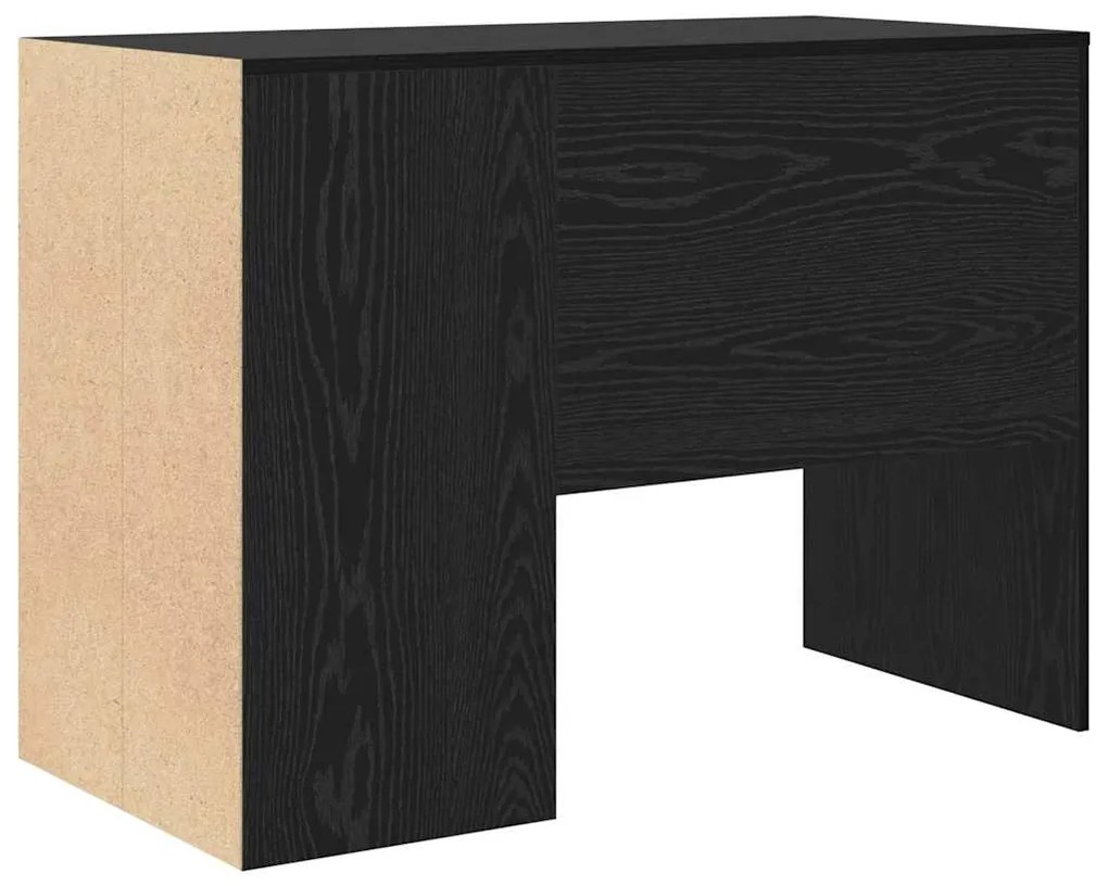 Mesa de Escrita Carvalho Preto Madeira Derivada Compacta
