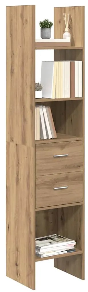 Gabinete de Livros carvalho artisiano 40 x 35 x 180 cm