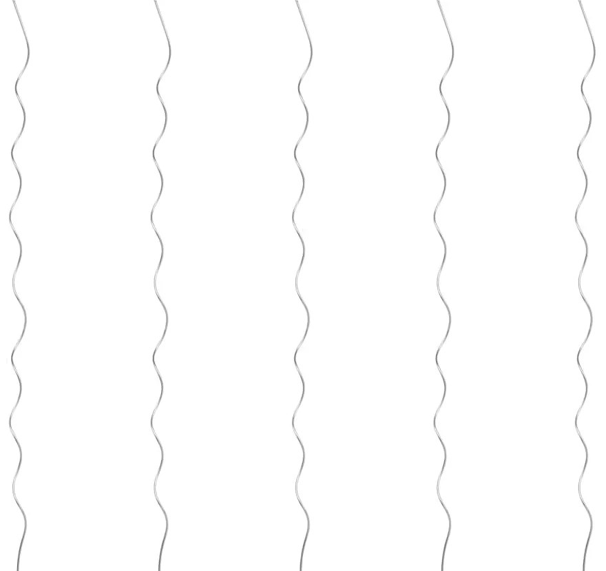 vidaXL Suportes para plantas em espiral 5 pcs 170 cm aço galvanizado