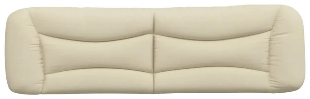 Almofadão de cabeceira 180 cm tecido creme