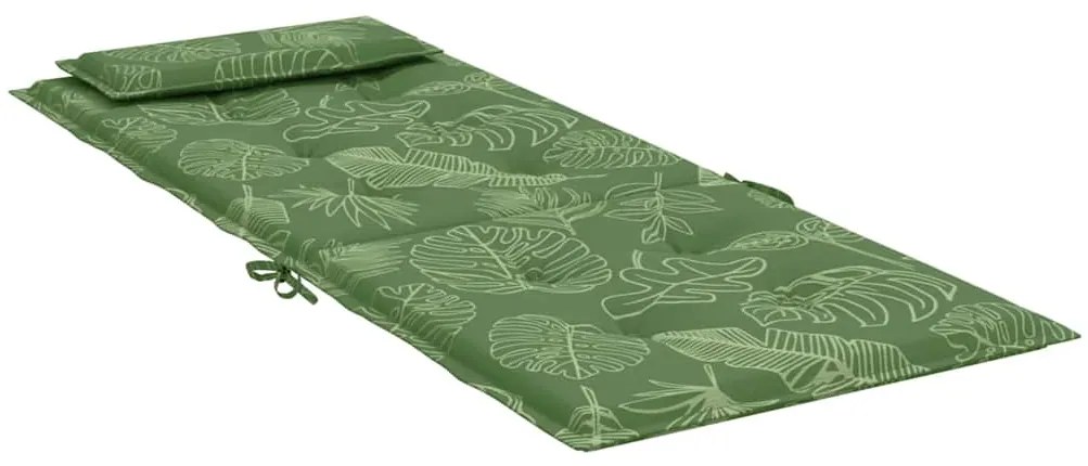 Almofadões p/ cadeira encosto alto 4 pcs tecido oxford folhas