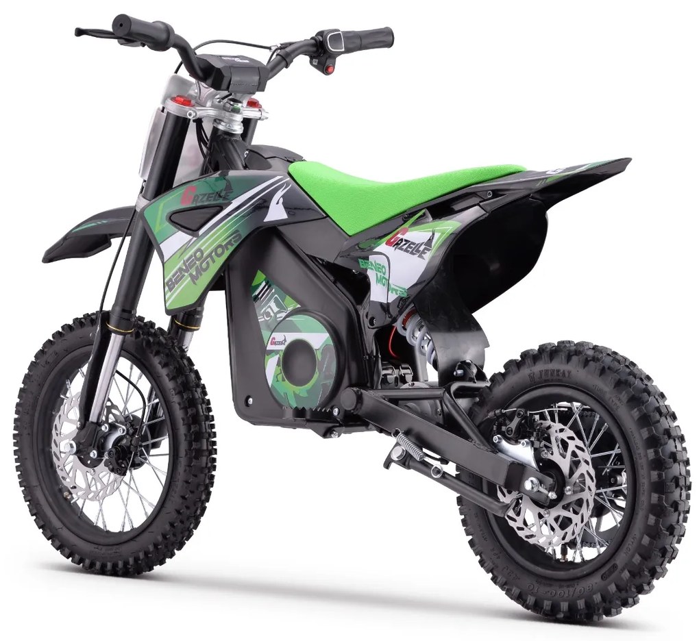 Motocross elétrica para crianças Motors Gazelle 1000 W Verde