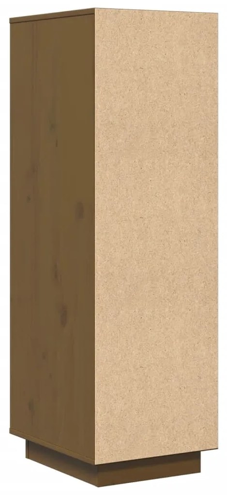 Aparador alto 34x40x108,5 cm pinho maciço castanho mel