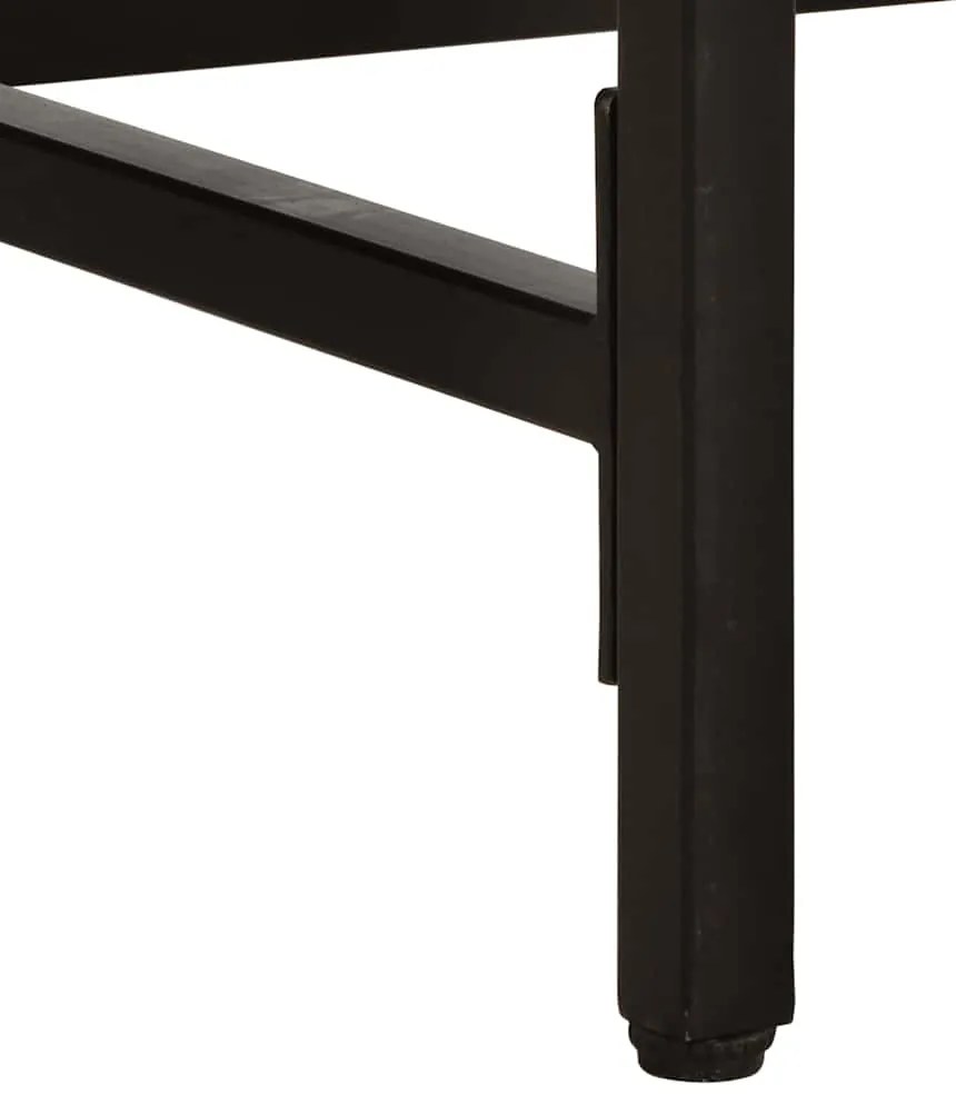 Mesa de jantar 180x90x75 cm madeira de mangueira maciça