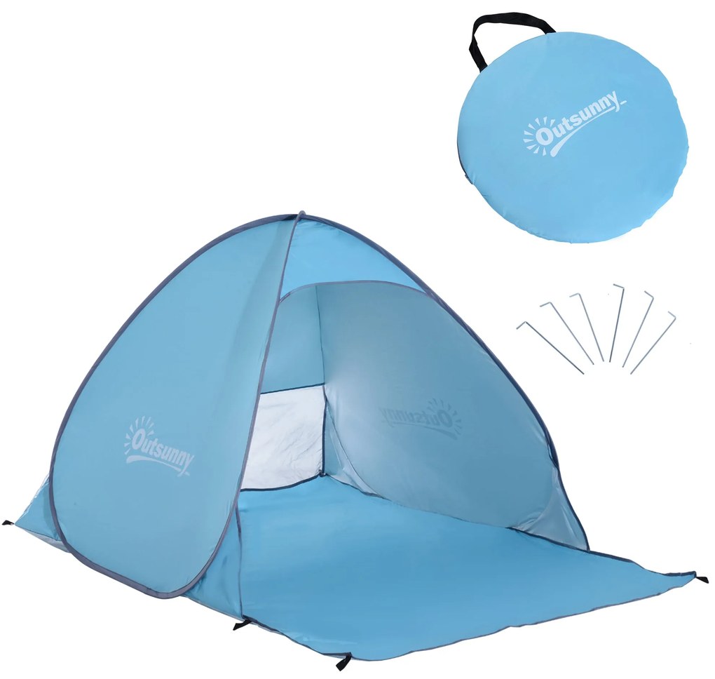 Outsunny Tenda Pop-up Instantâneo e Portátil com Janelas Protetoras pa