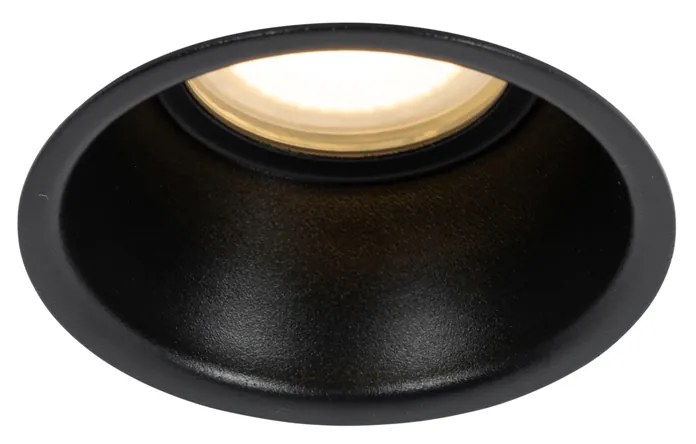 Conjunto de 6 Focos Embutidos Pretos GU10 50mm IP44 - Dept Moderno