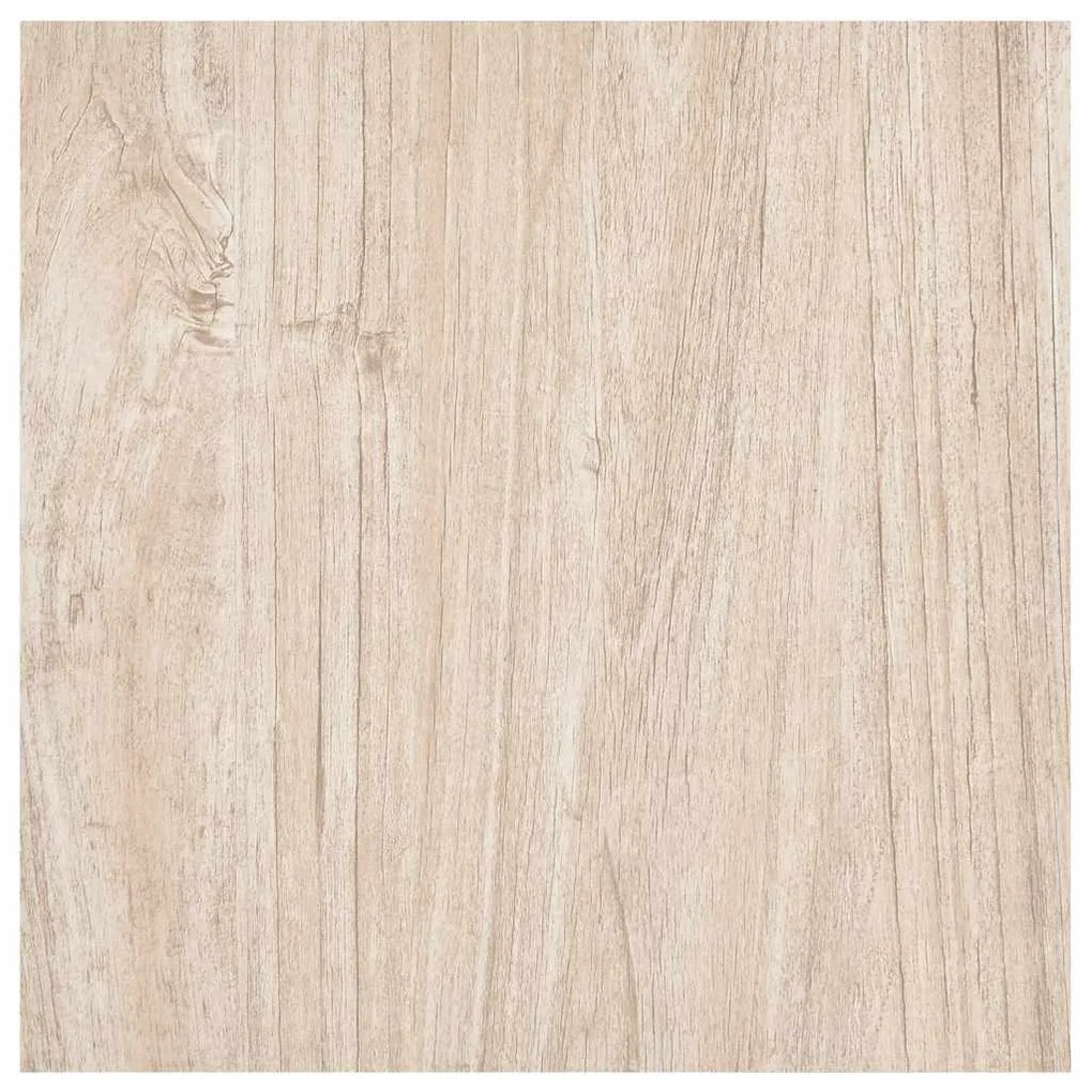 Tábuas de soalho autoadesivas 20 pcs 1,86m² PVC castanho-claro