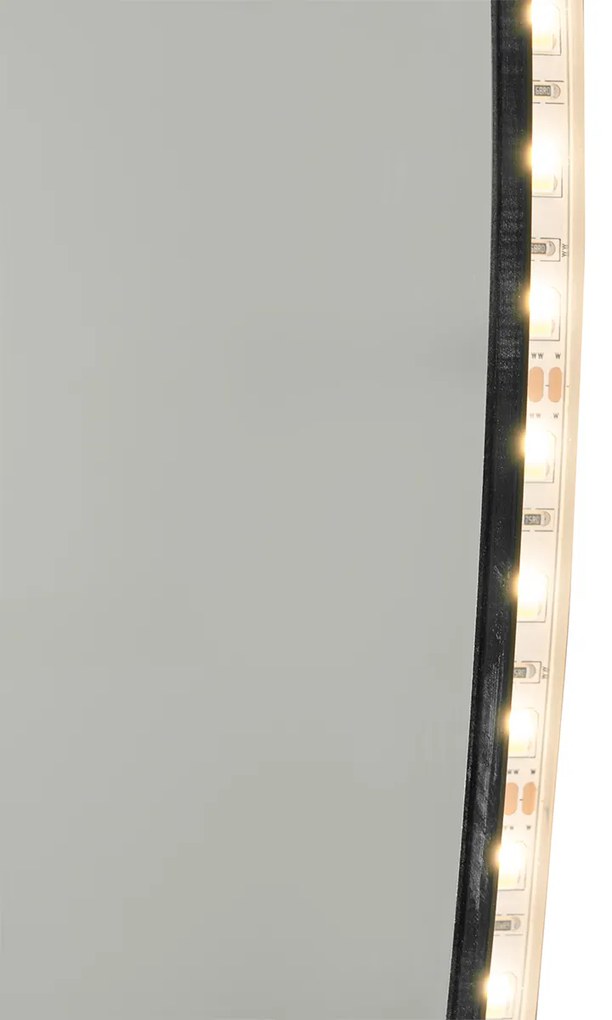 Espelho de casa de banho 80 cm com LED e aquecimento do espelho - Biba Design