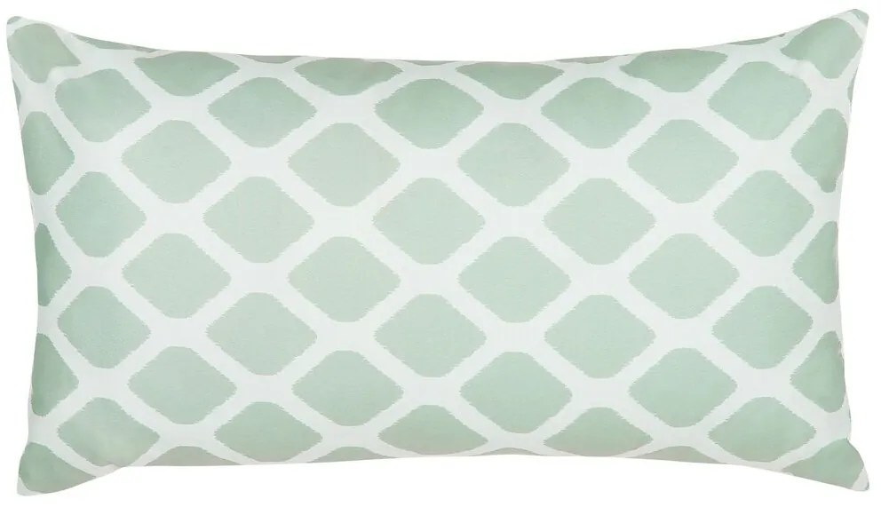 Almofada de jardim 40 x 70 cm verde menta e branco KALAMOS Beliani