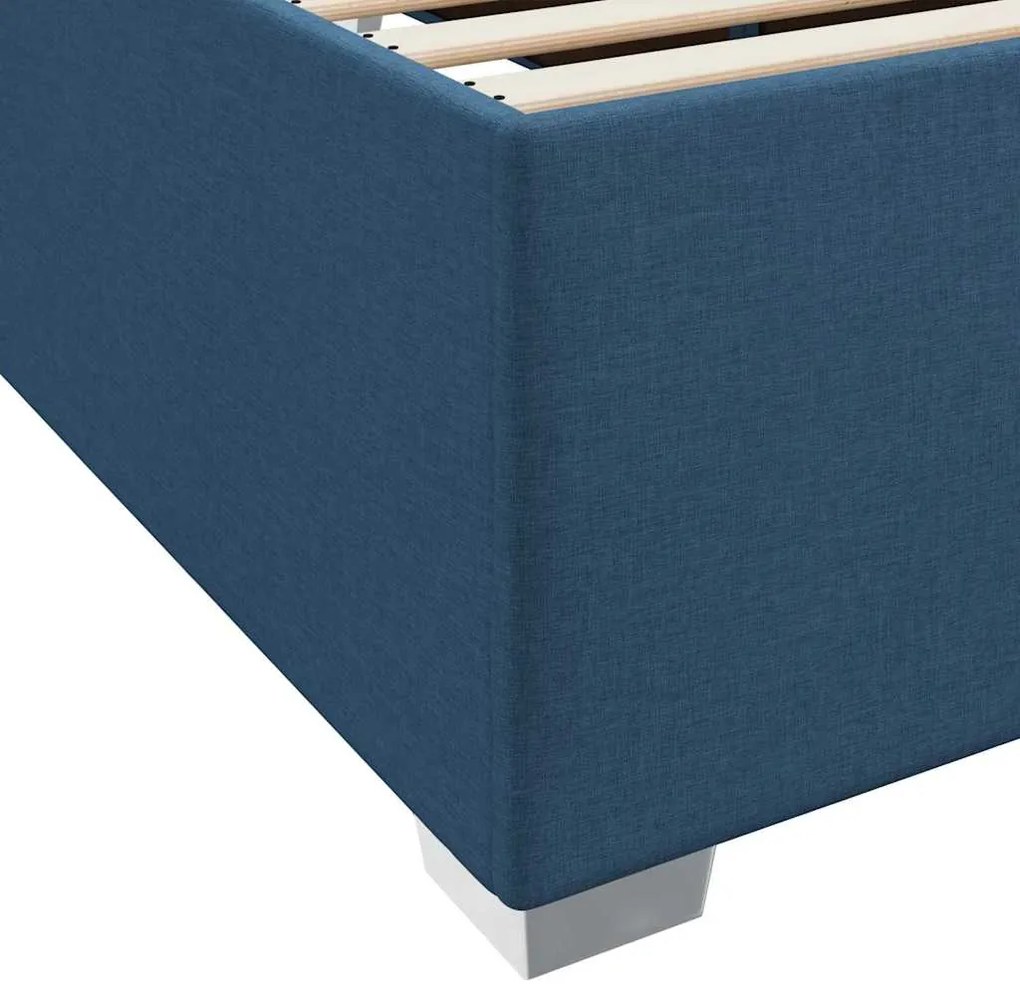 Estrutura da Cama Outros Azul 140 x 200 cm tecido
