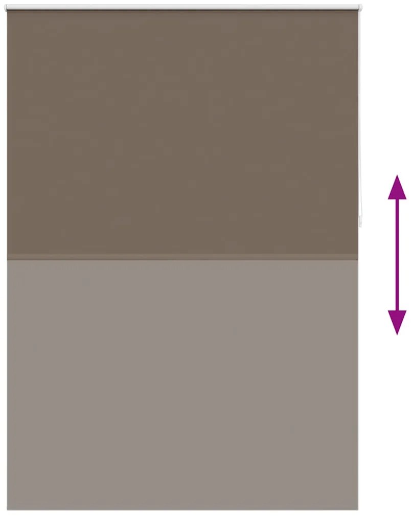 Estore de rolo 140 x 230 cm, Café