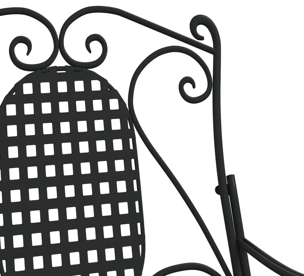 Banco de balanço 84 cm em aço preto