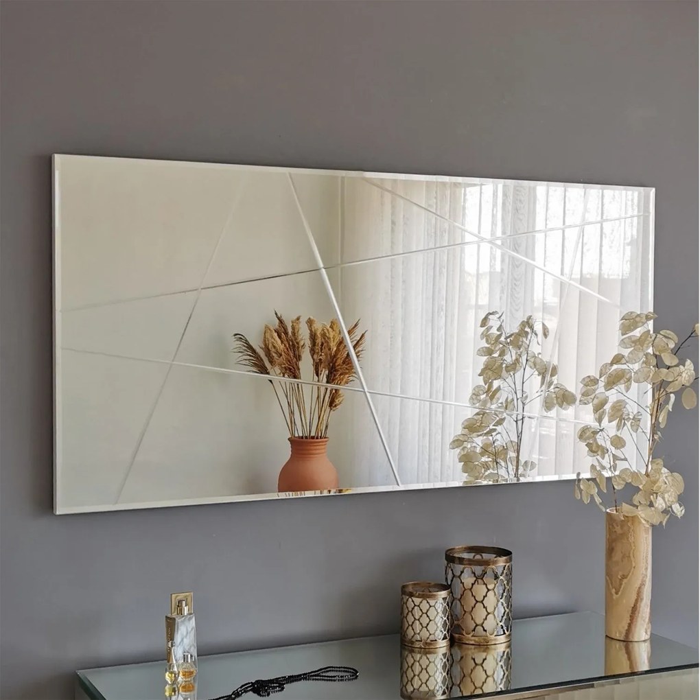 Espelho A331D – Prateado – 130 cm x 62 cm x 2,2 cm