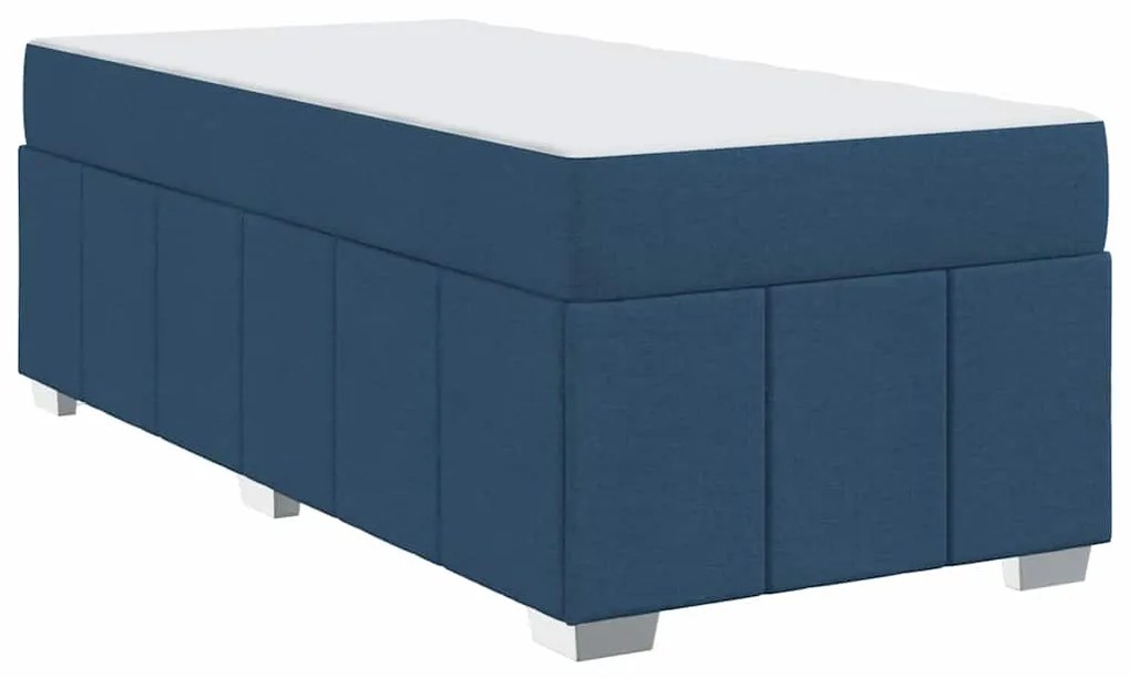 Estrutura da Cama Azul 90 x 190 cm tecido